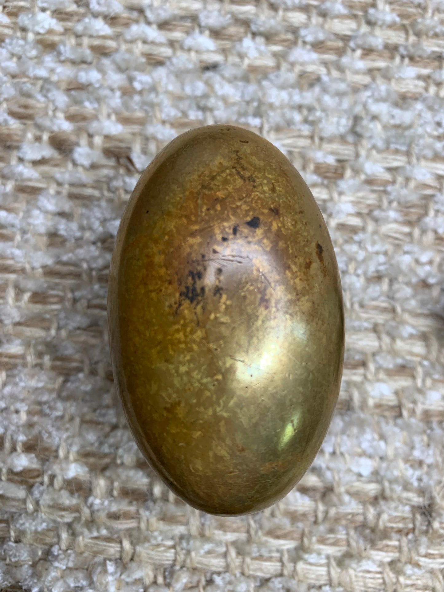 Antique Oval Brass Door Knobs And Cast Brass Door Plates