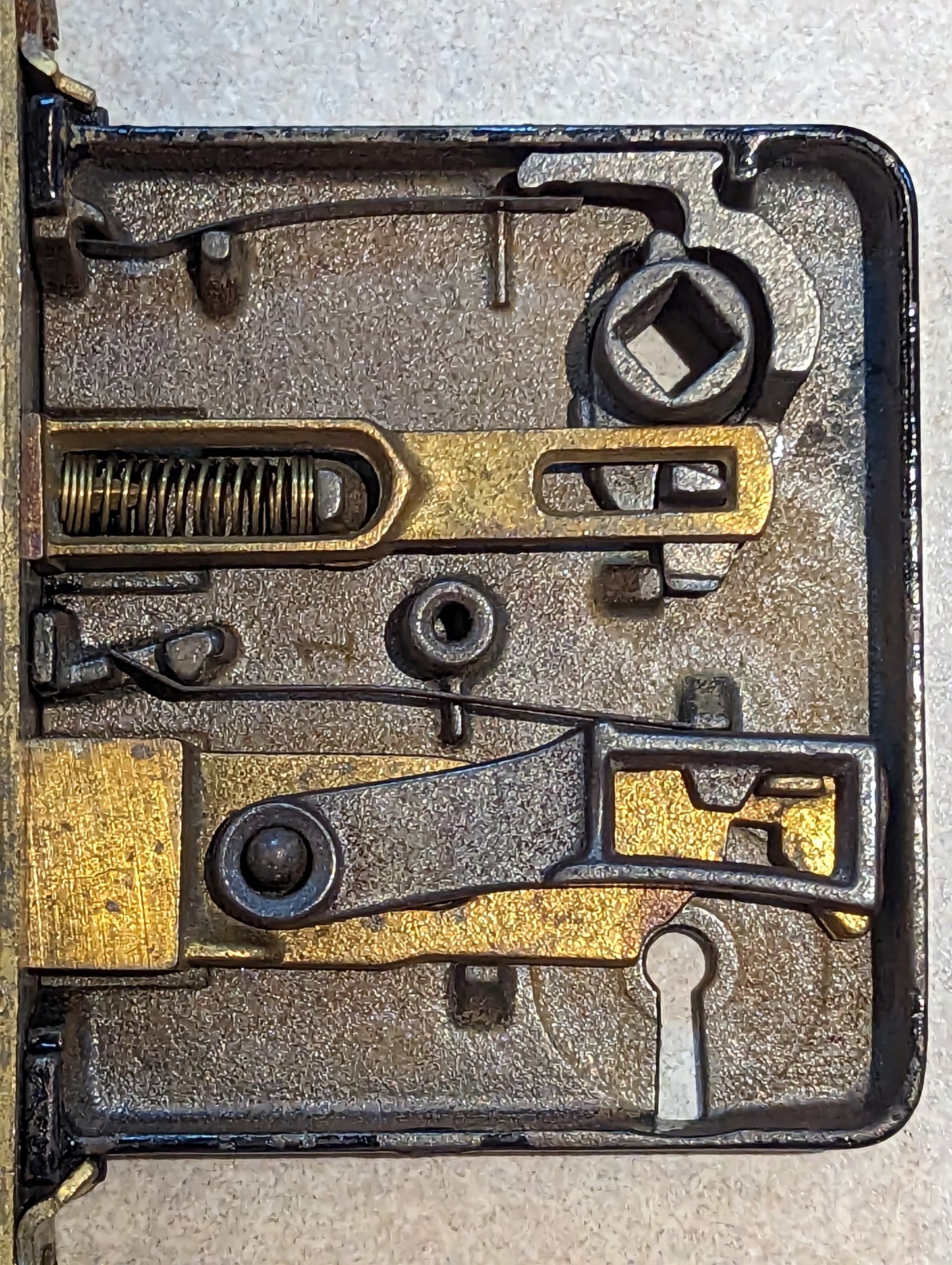 Antique Interior Mortise Lock Door Hardware With Key