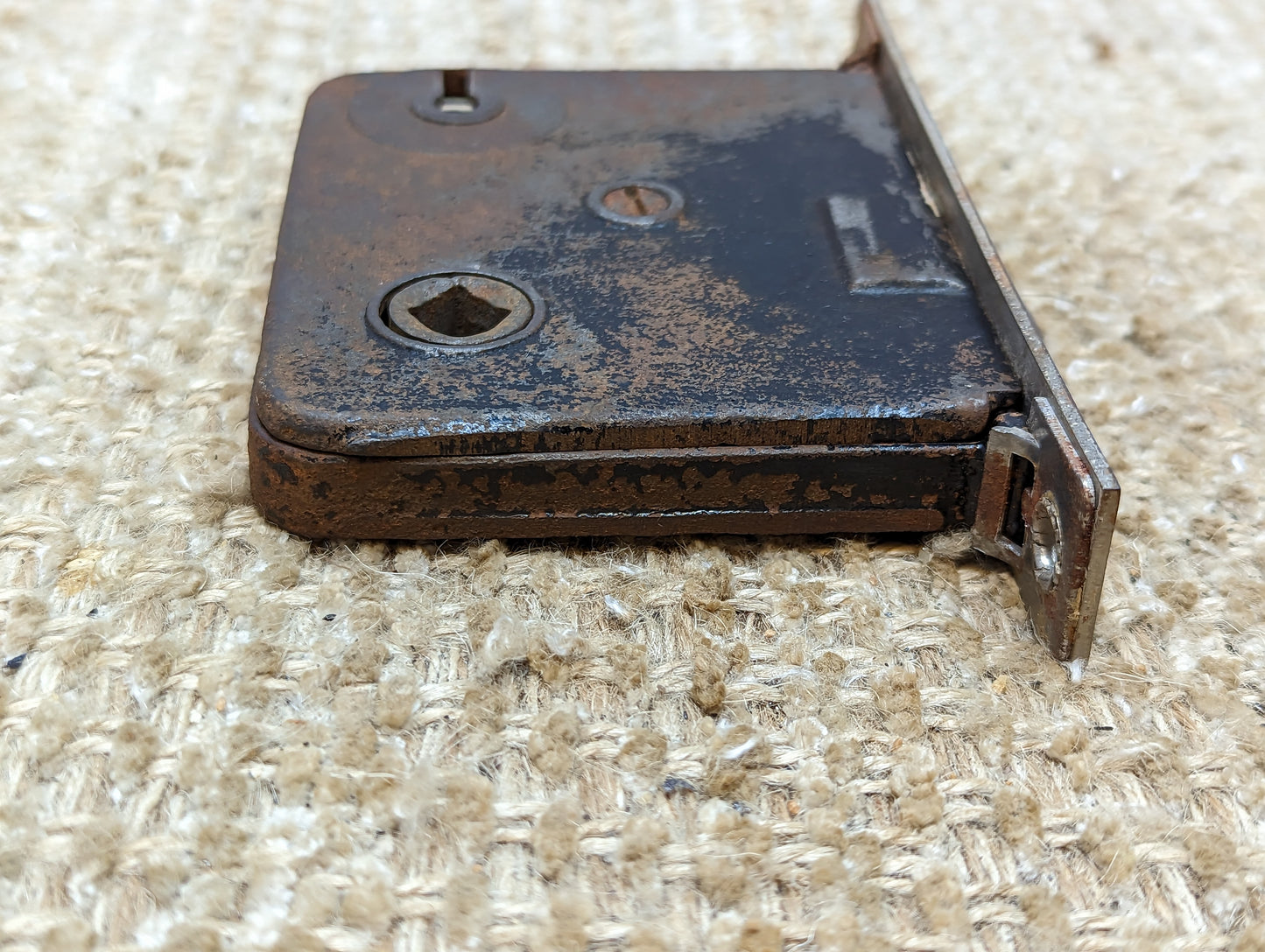 Antique Interior Mortise Lock Door Hardware #14 C With Key