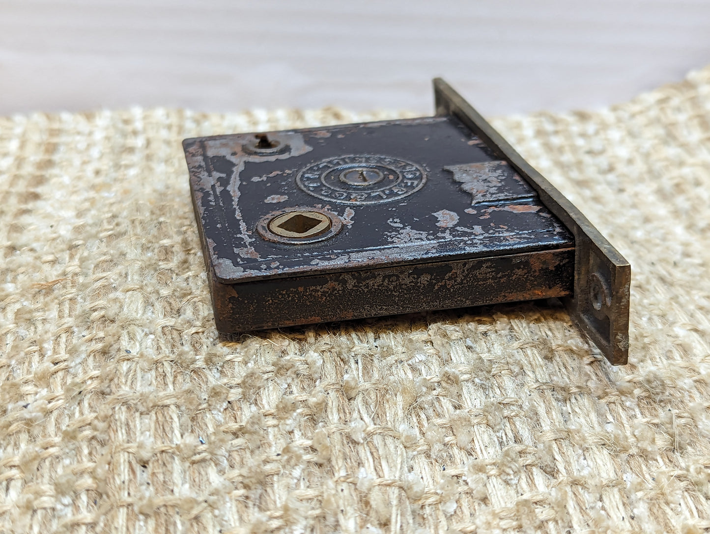 Antique F.G.I & Co. Interior Mortise Lock Door Hardware #500 With Key