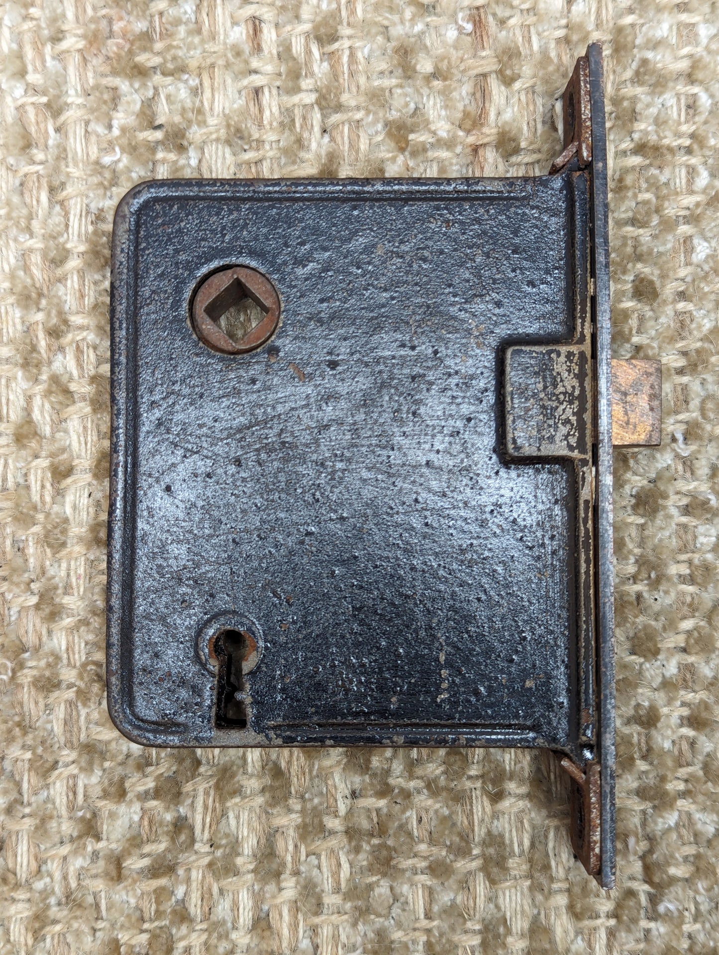 Antique Interior Mortise Lock Door Hardware #1 With Key