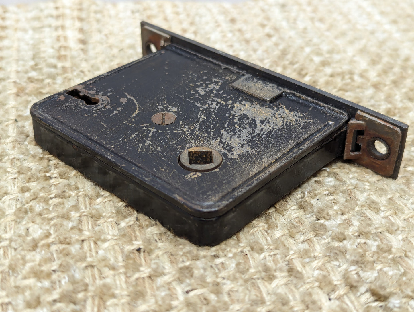 Antique Interior Mortise Lock Door Hardware #2 With Key