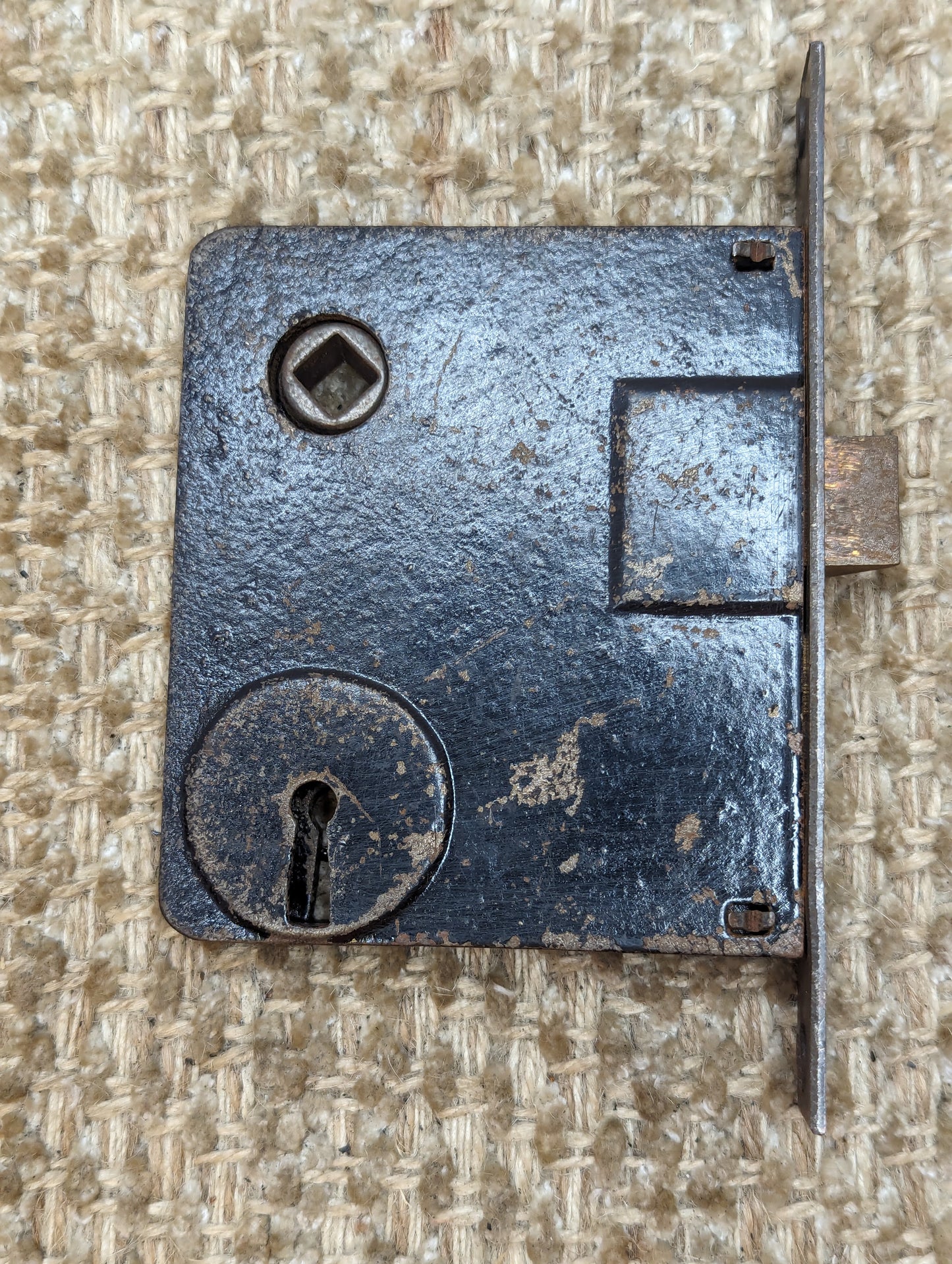Antique Interior Mortise Lock Door Hardware #Y.2.3 With Key