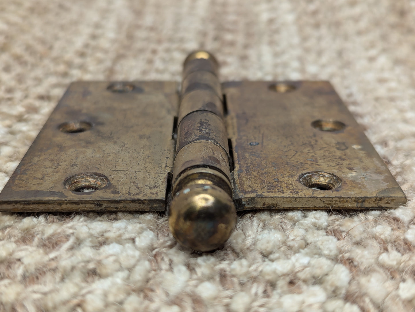 3 1/2" x 3 1/2" Stanley Steel Ball Tip Door Hinge Door Hardware
