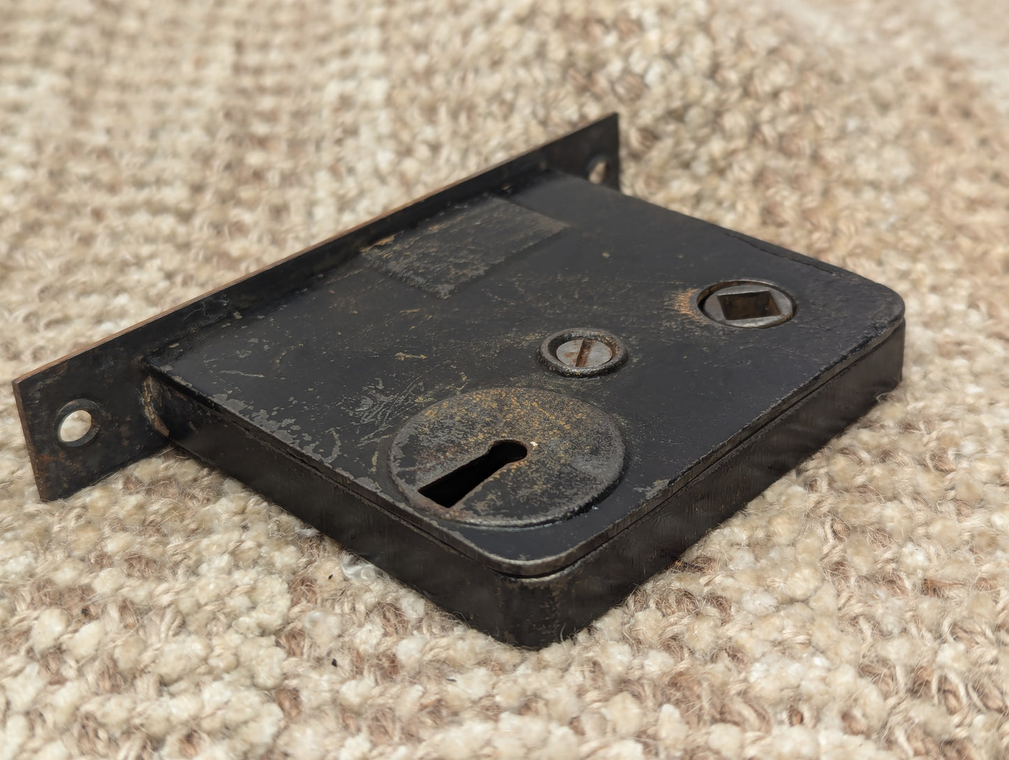 Antique Norwalk Interior Mortise Lock Door Hardware #9420 N-3 With Key