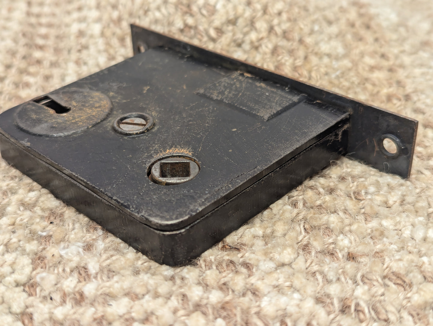 Antique Norwalk Interior Mortise Lock Door Hardware #9420 N-3 With Key