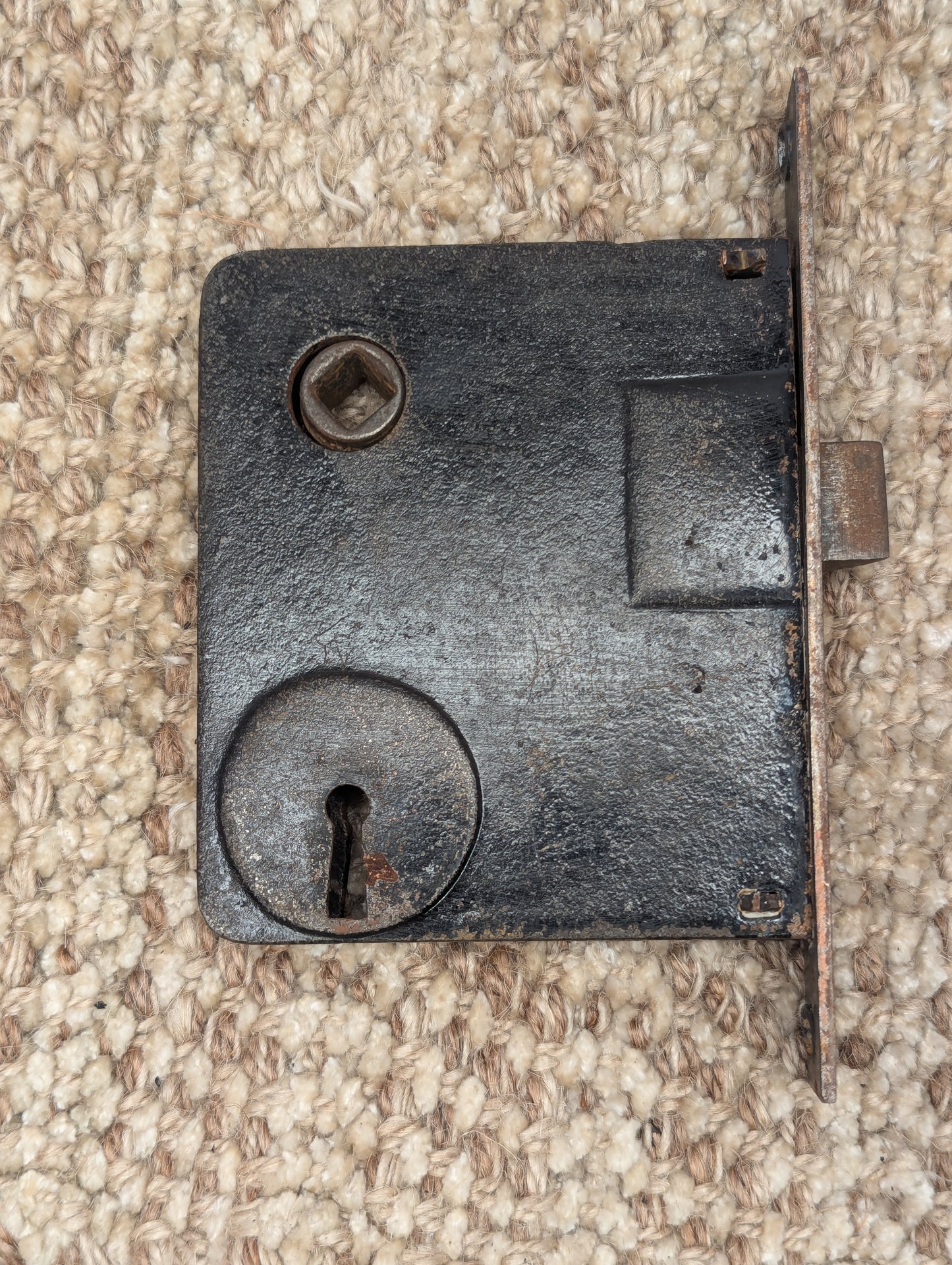 Antique Norwalk Interior Mortise Lock Door Hardware #9420 N-3 With Key