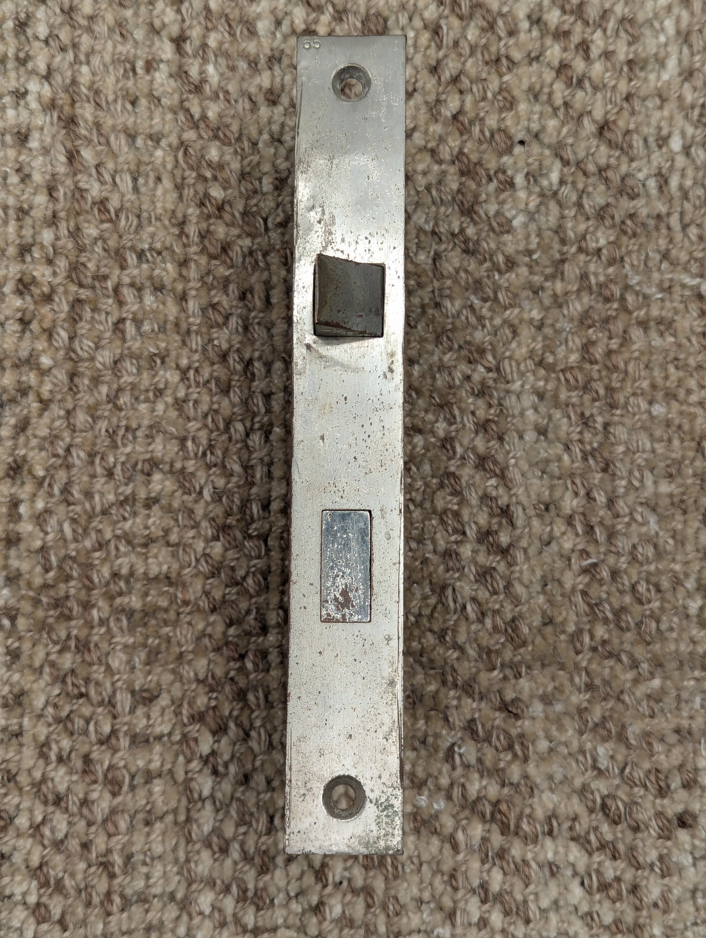 Antique RHCo Exterior Mortise Lock Door Hardware #1188 With Key