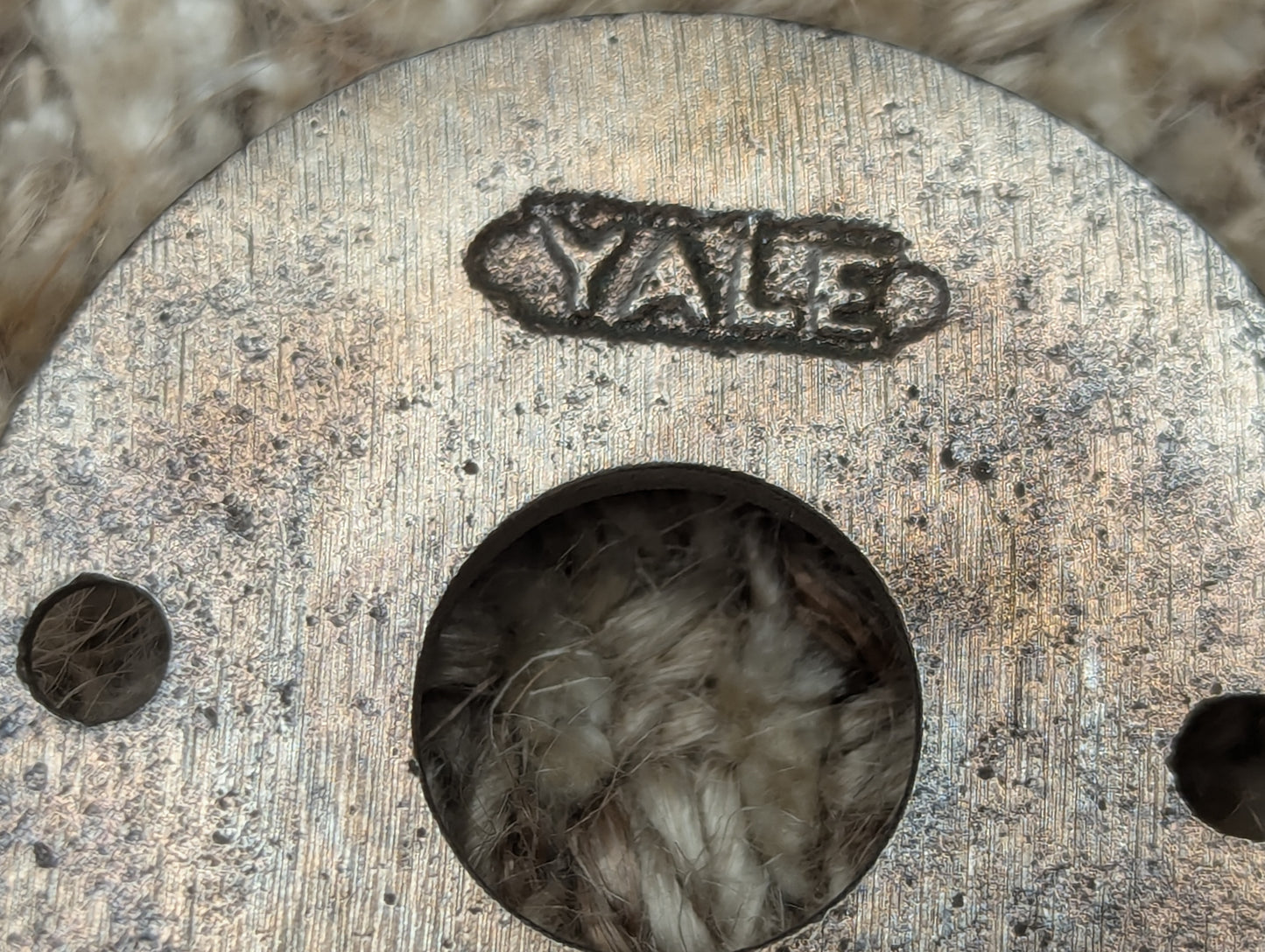 1 1/2" Yale Brass Rosette Escutcheon For Door Knob Door Hardware