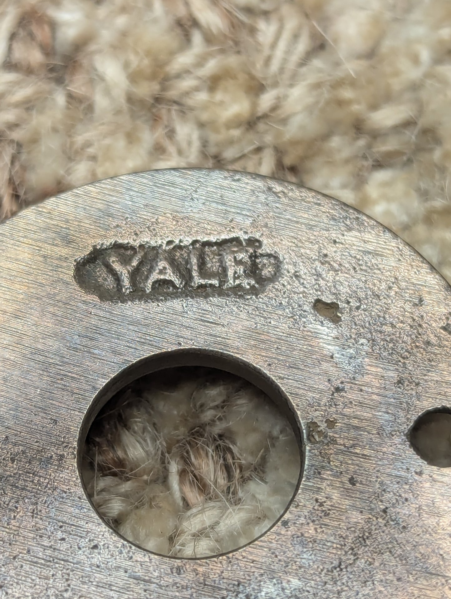 1 1/2" Yale Brass Rosette Escutcheon For Door Knob Door Hardware