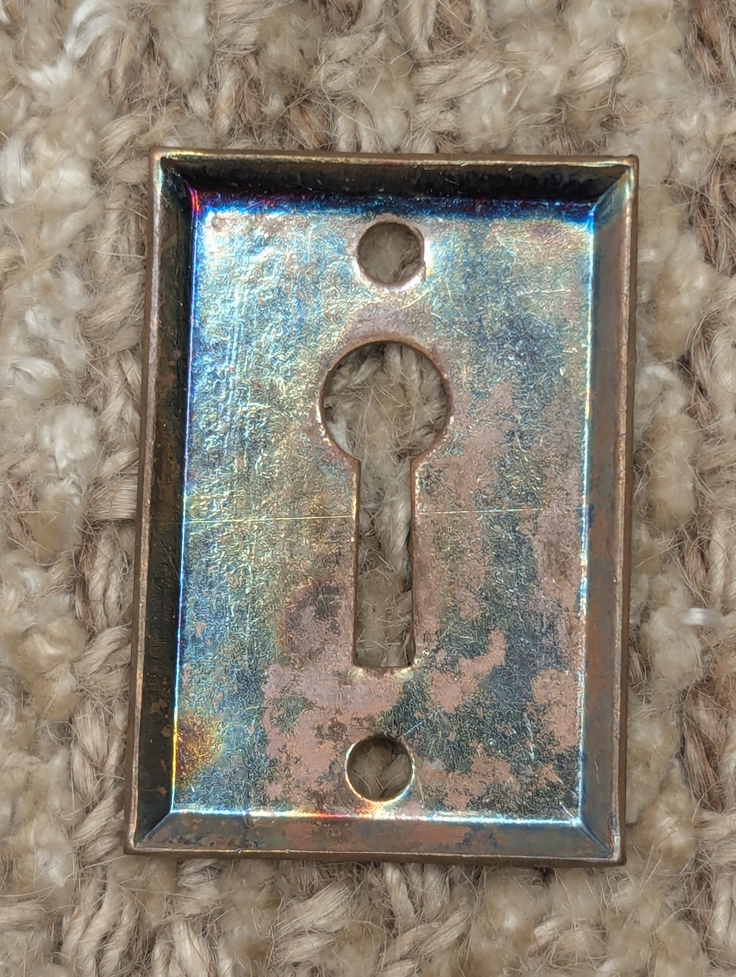 Antique Brass Bronze Key Hole Cover Escutcheon