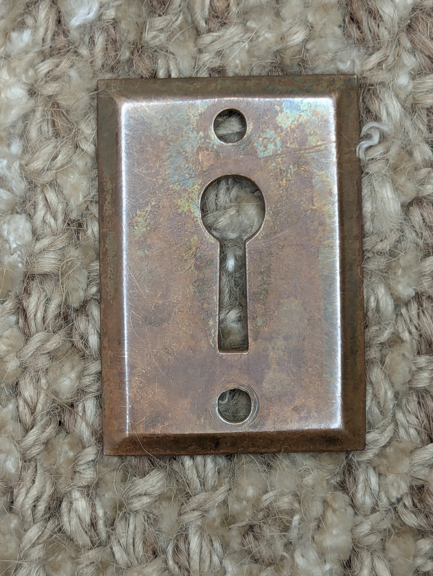Antique Brass Bronze Key Hole Cover Escutcheon