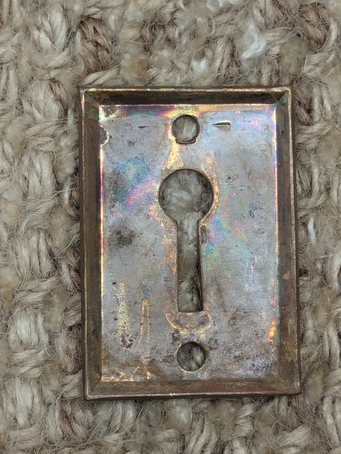 Antique Brass Bronze Key Hole Cover Escutcheon