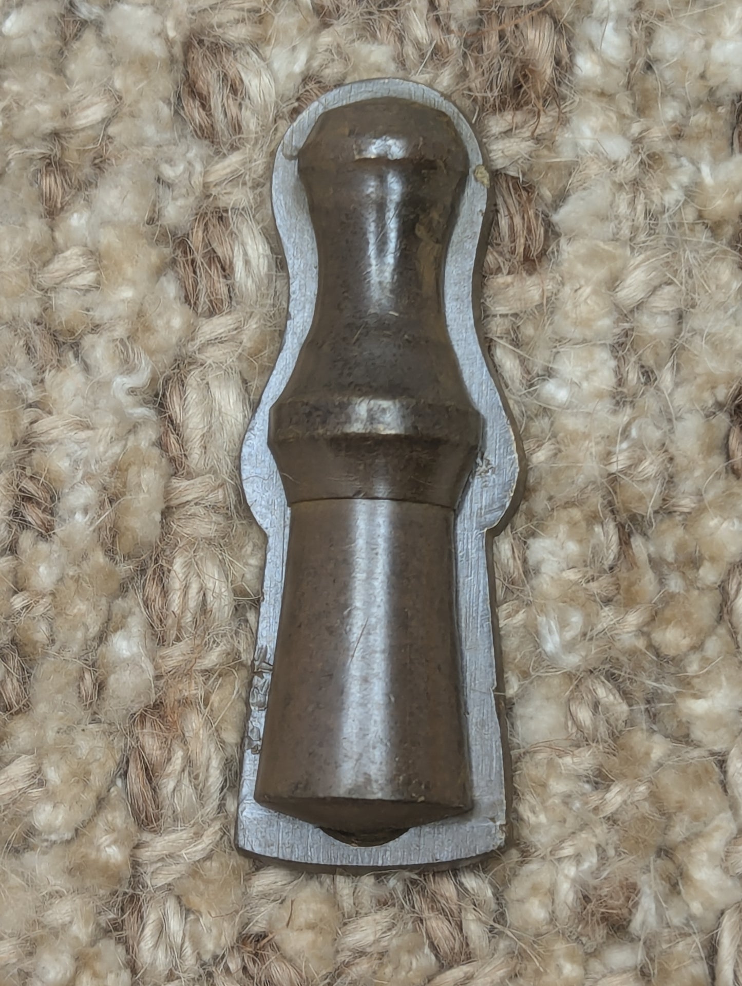 Antique Brass Key Hole Cover Escutcheon With Swinging Cover