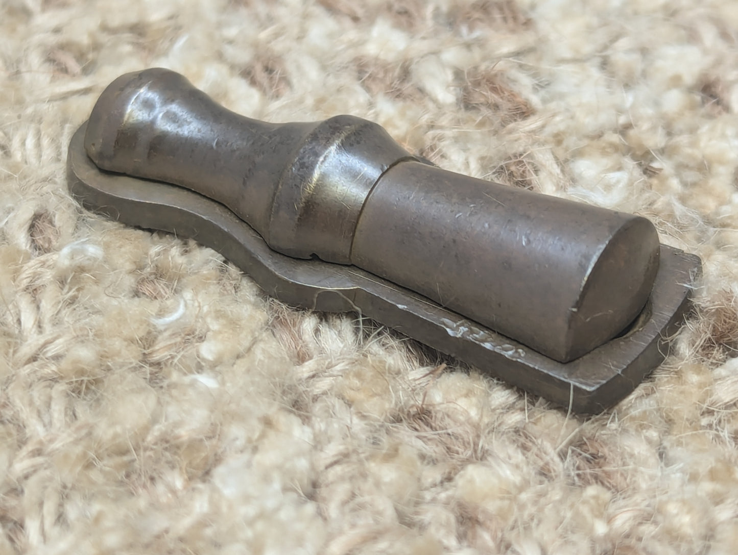 Antique Brass Key Hole Cover Escutcheon With Swinging Cover