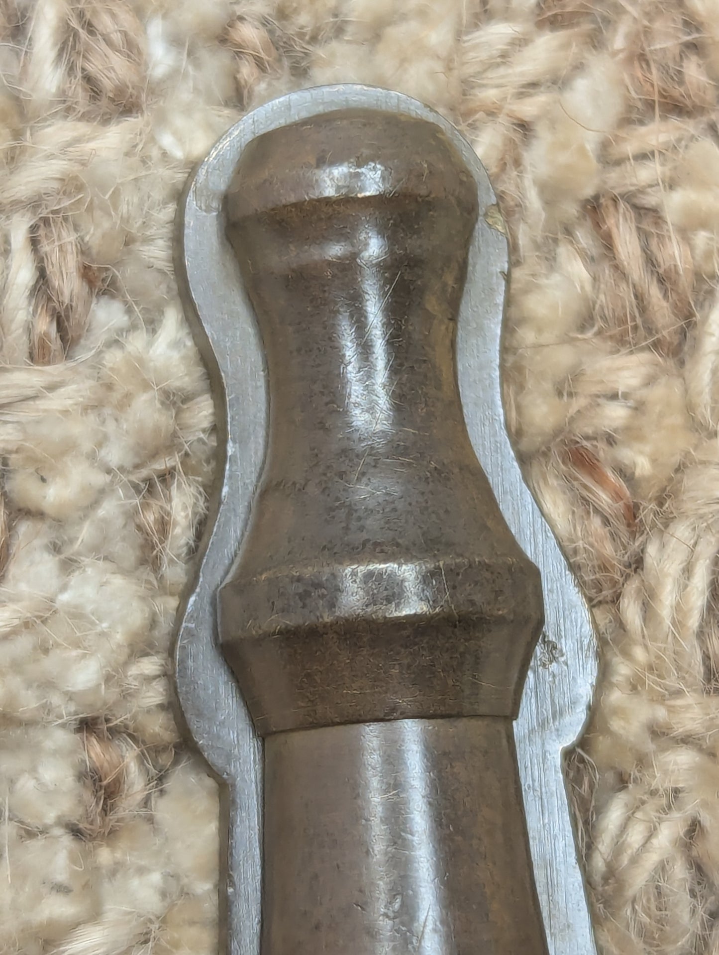 Antique Brass Key Hole Cover Escutcheon With Swinging Cover