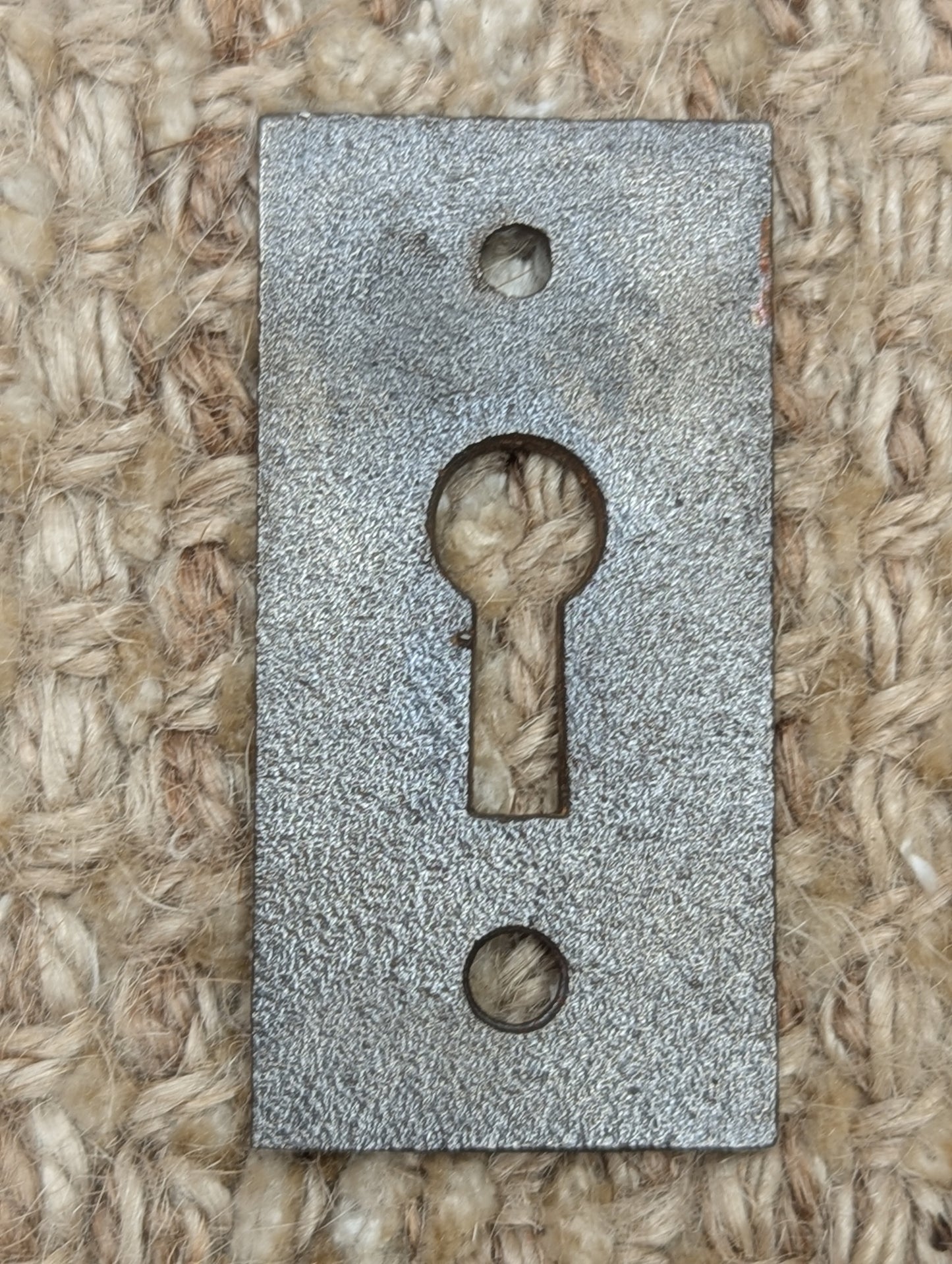 Antique Ornate Cast Iron Key Hole Cover Escutcheon