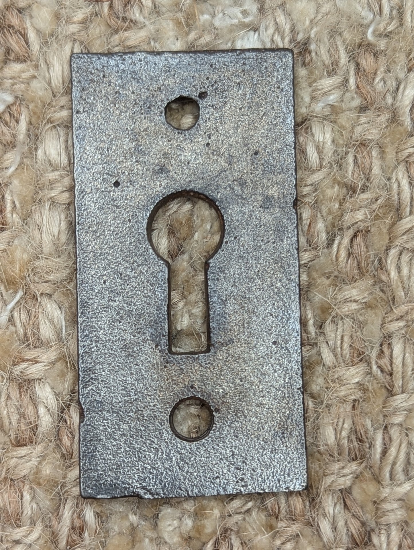 Antique Ornate Cast Iron Key Hole Cover Escutcheon