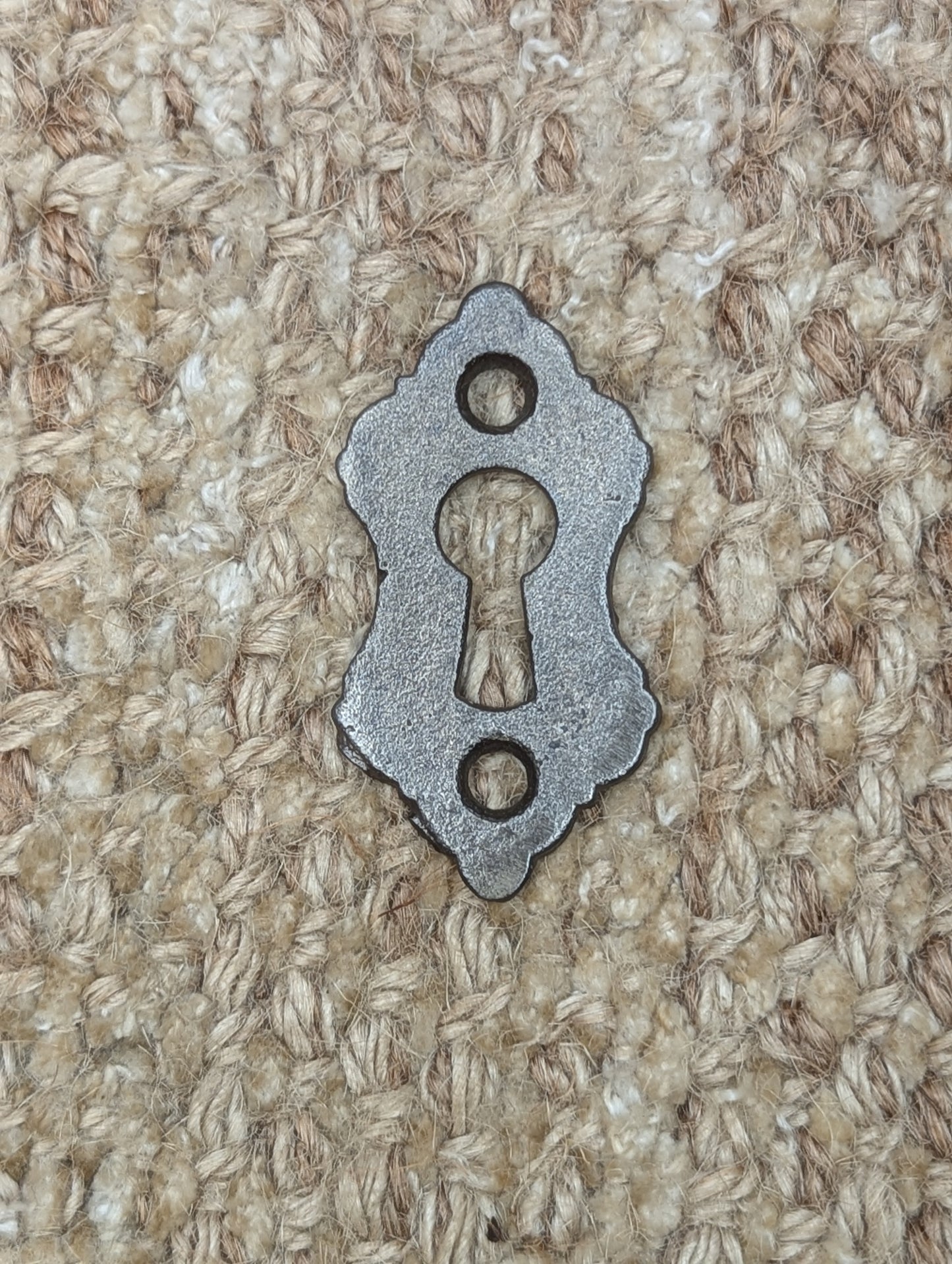Antique Cast Iron Key Hole Cover Escutcheon