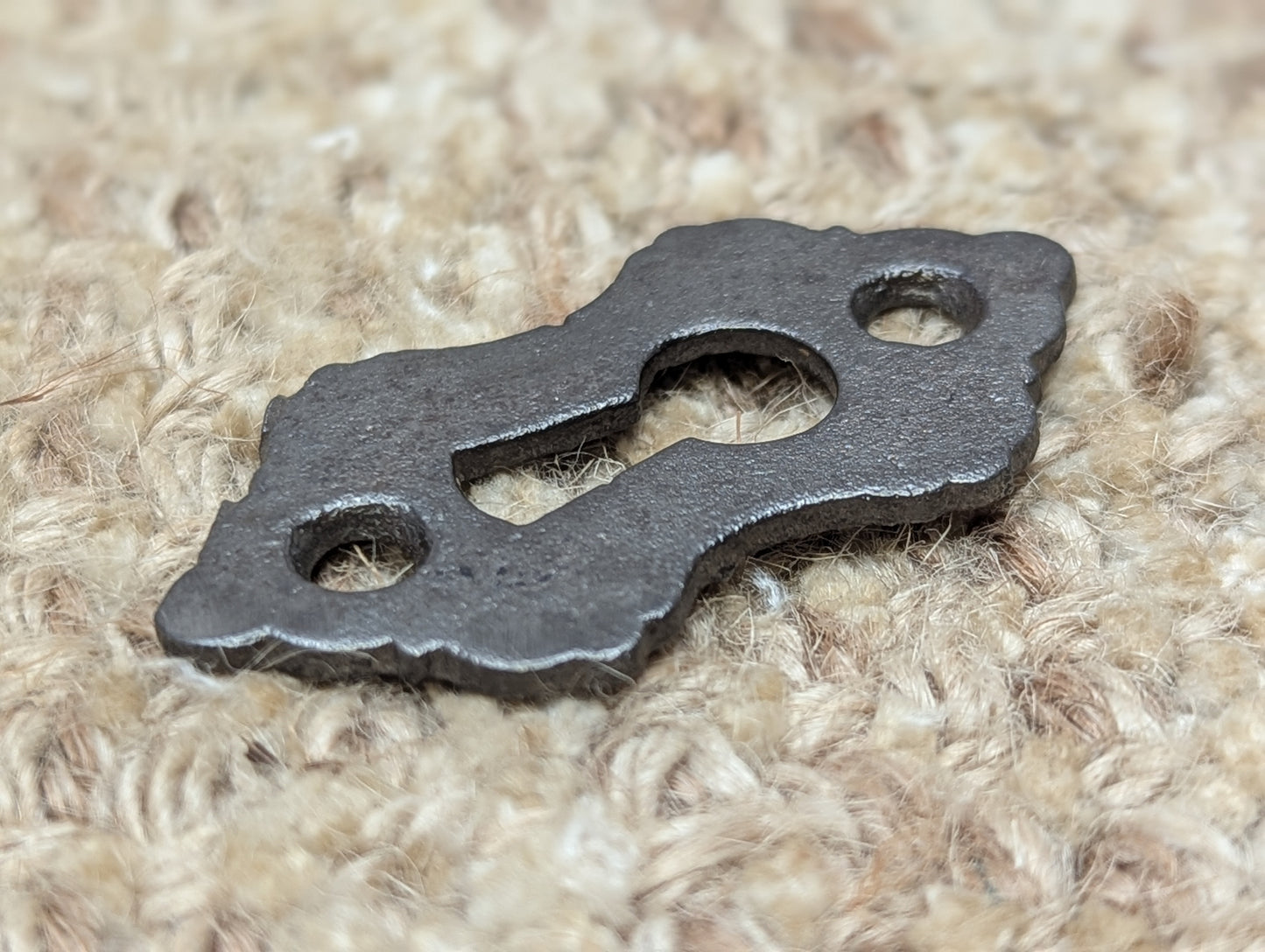 Antique Cast Iron Key Hole Cover Escutcheon