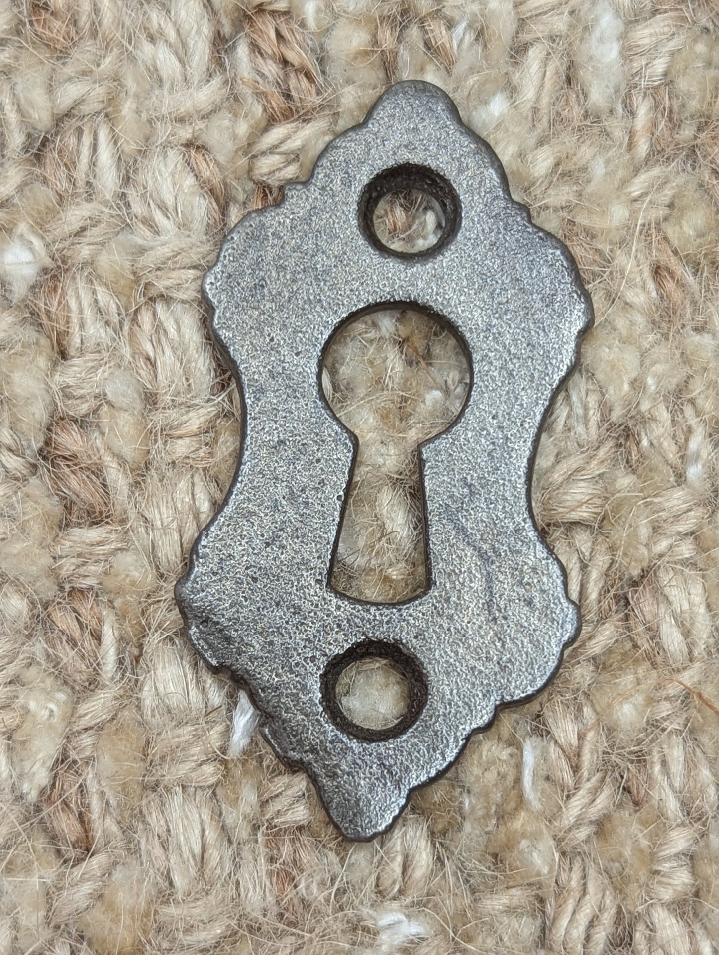 Antique Cast Iron Key Hole Cover Escutcheon