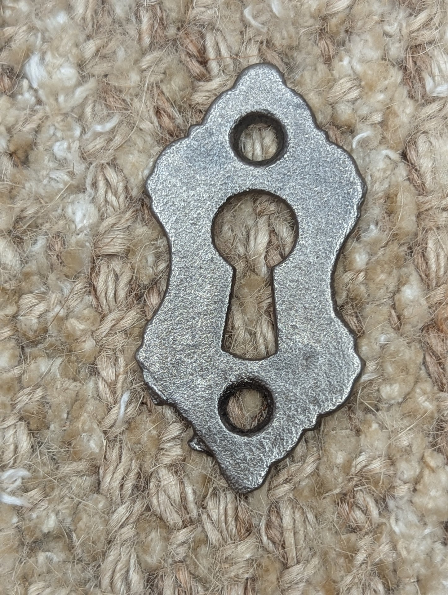 Antique Cast Iron Key Hole Cover Escutcheon