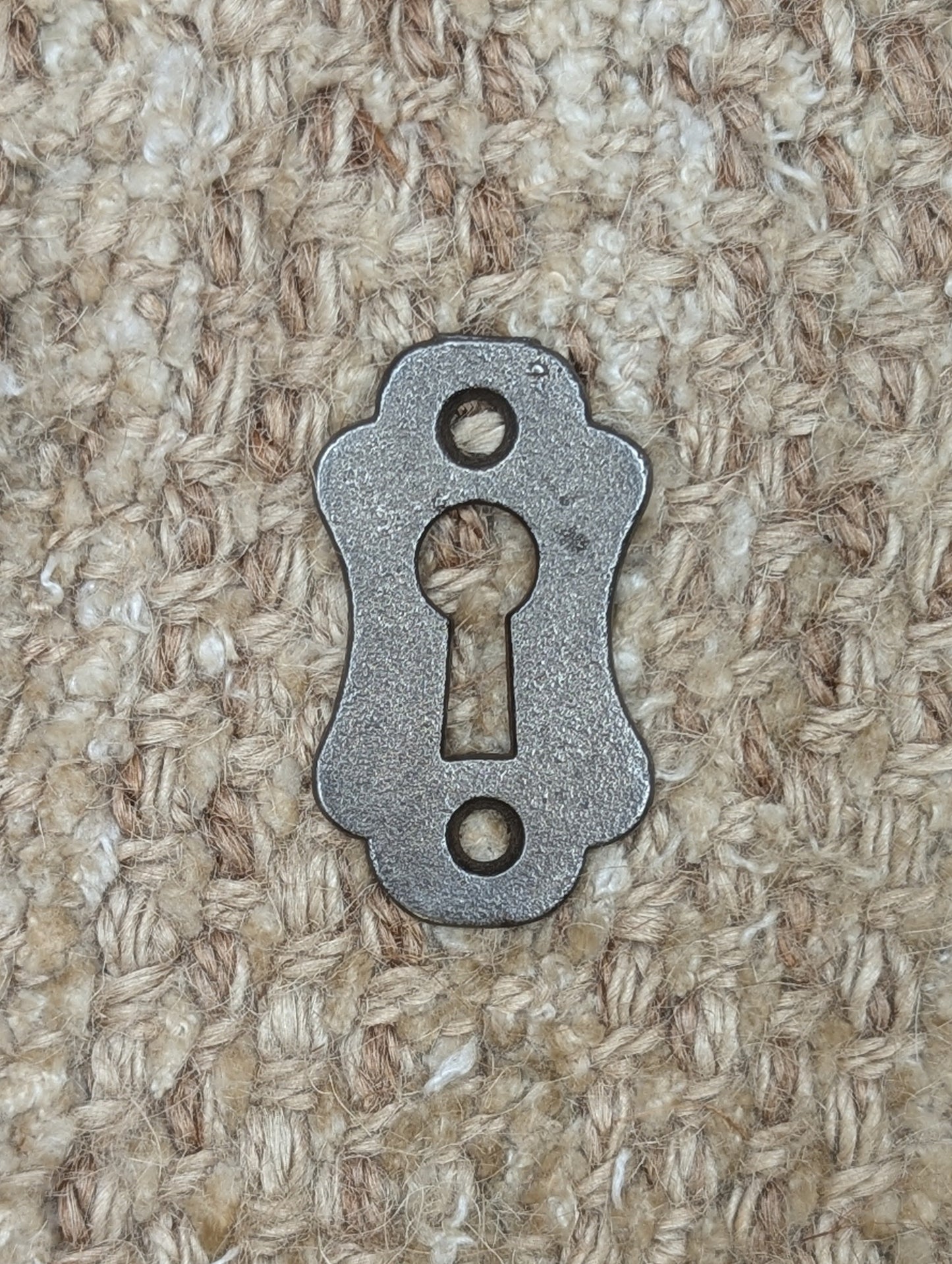 Antique Cast Iron Key Hole Cover Escutcheon
