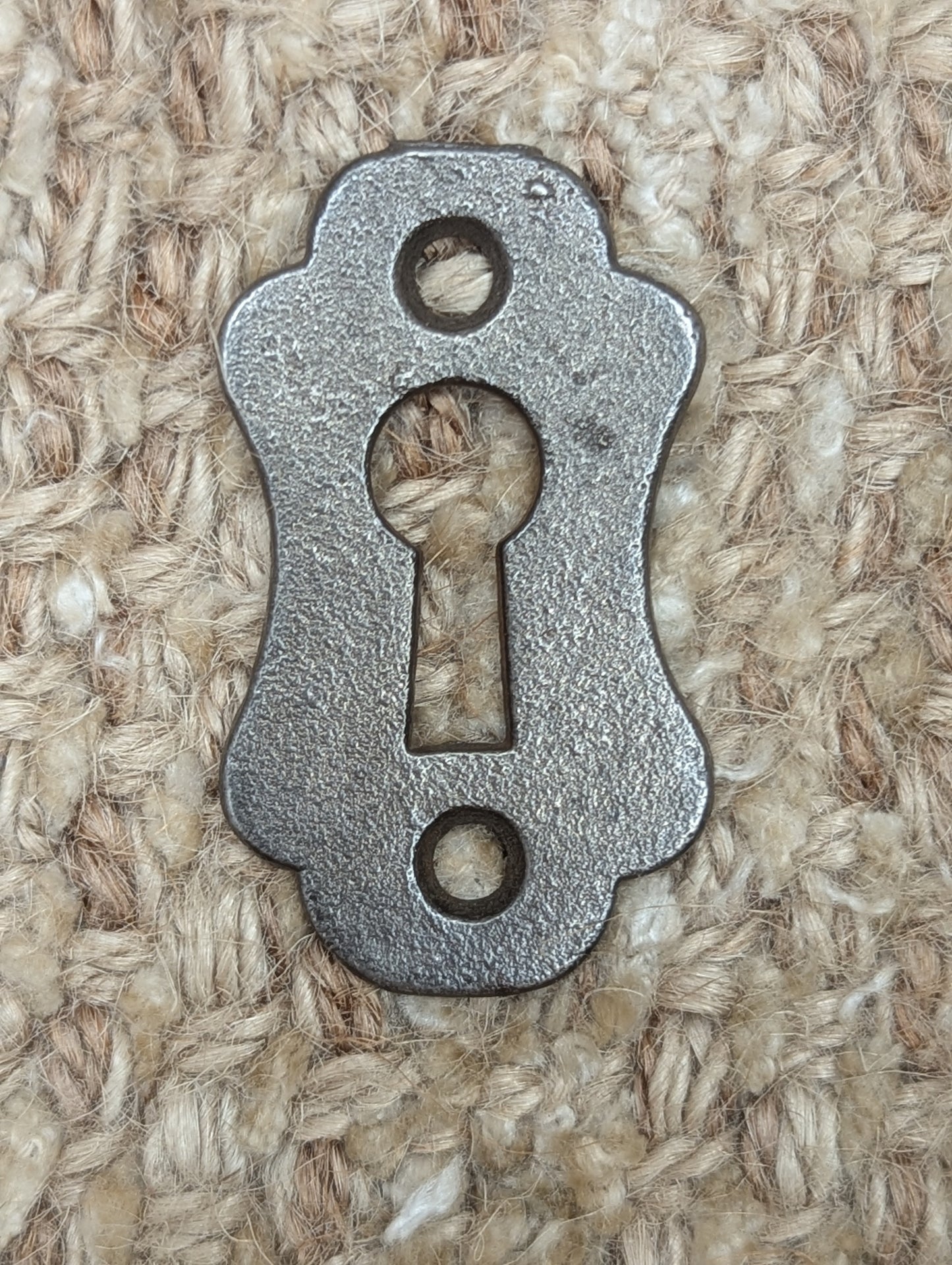 Antique Cast Iron Key Hole Cover Escutcheon