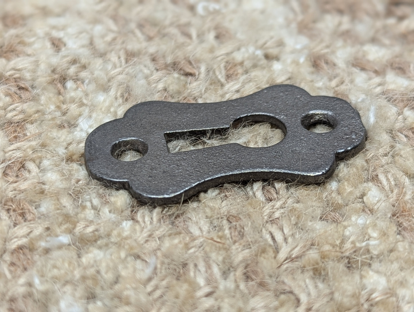 Antique Cast Iron Key Hole Cover Escutcheon