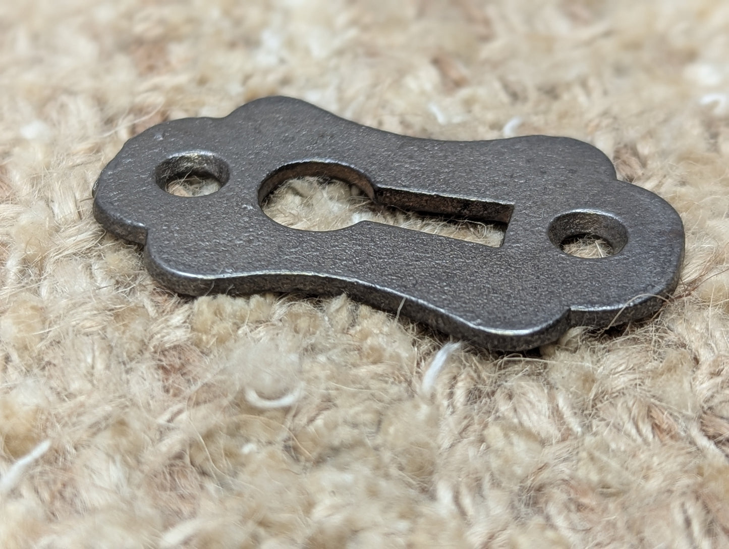 Antique Cast Iron Key Hole Cover Escutcheon