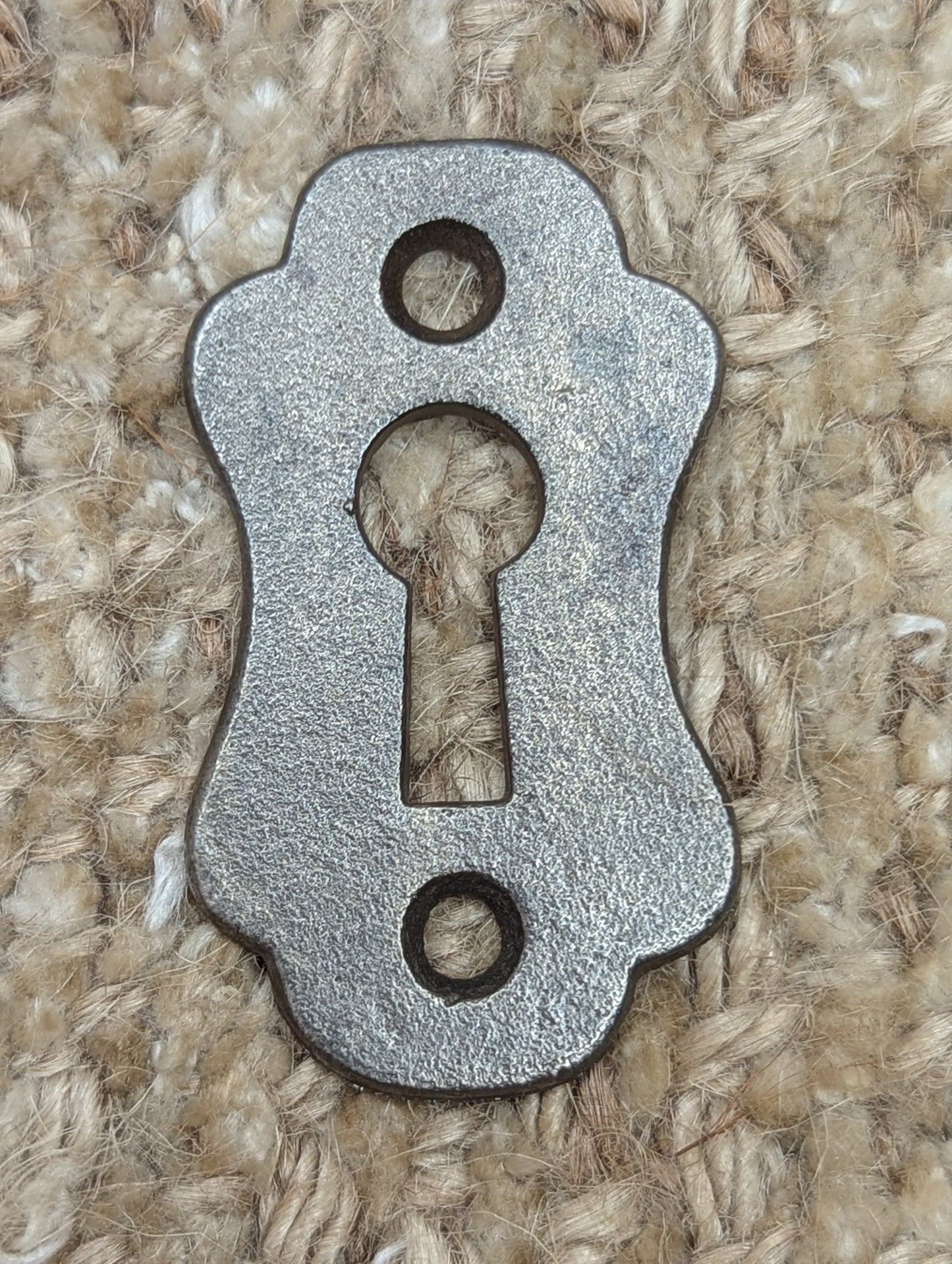 Antique Cast Iron Key Hole Cover Escutcheon