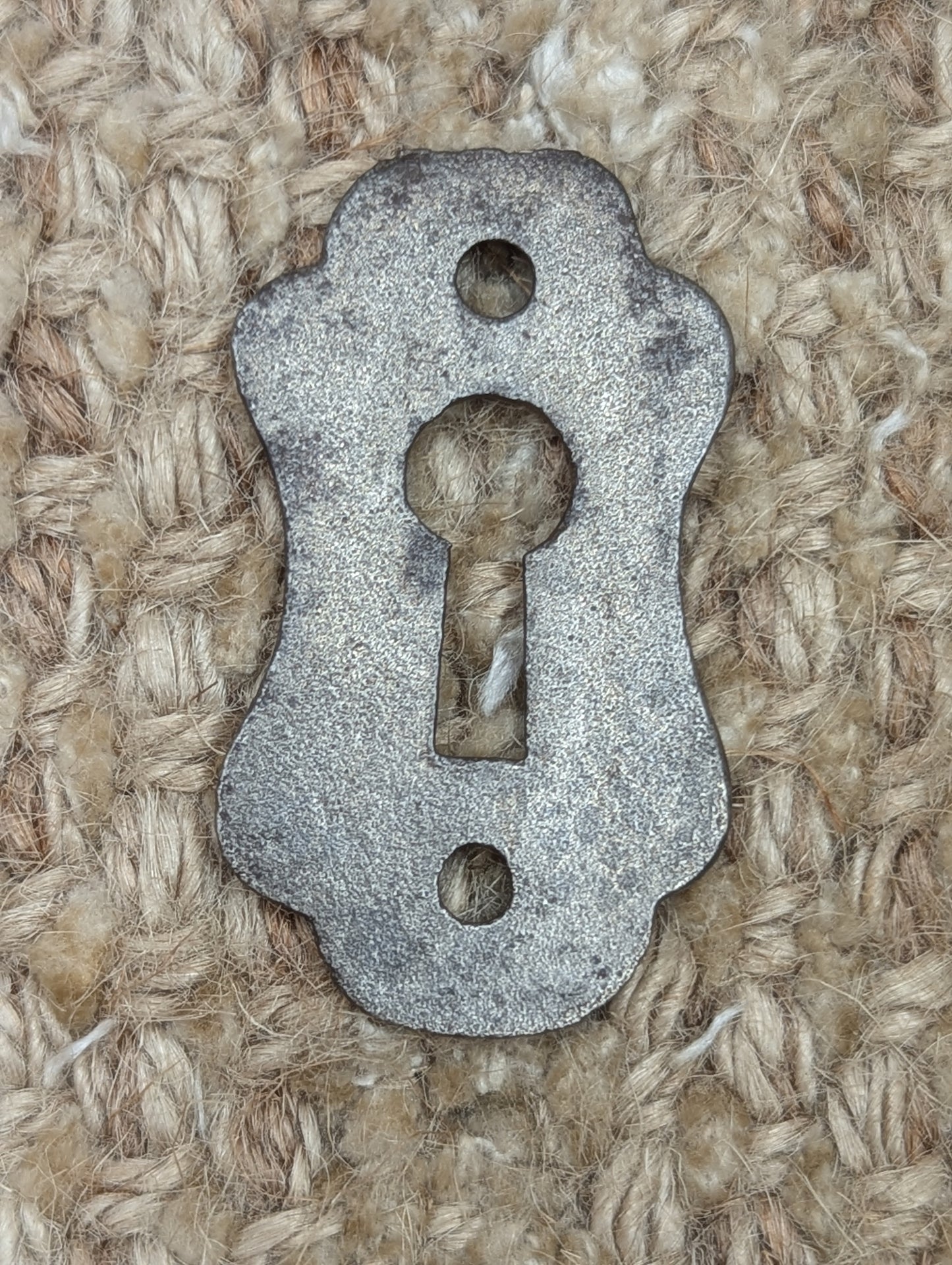 Antique Cast Iron Key Hole Cover Escutcheon