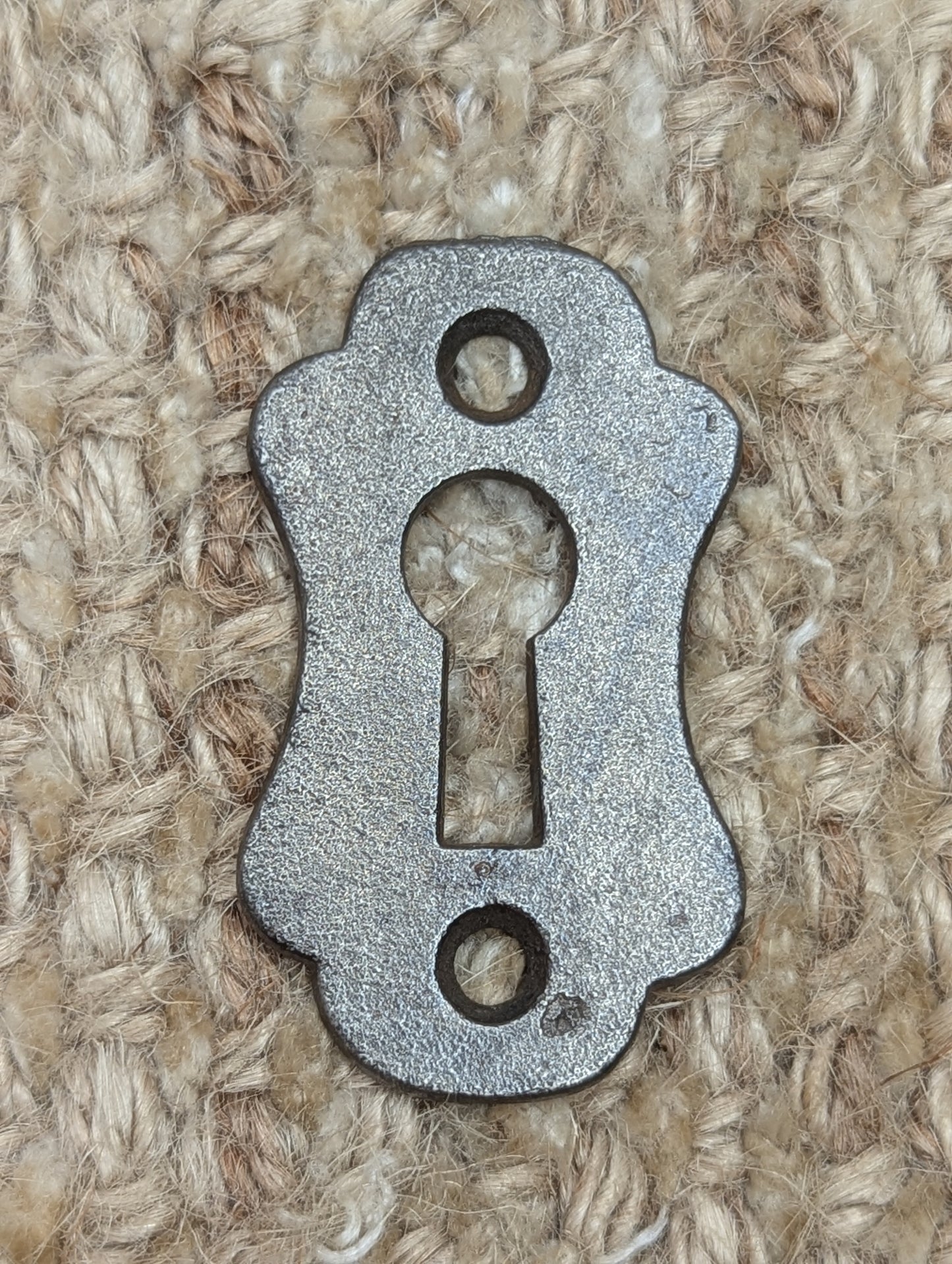 Antique Cast Iron Key Hole Cover Escutcheon