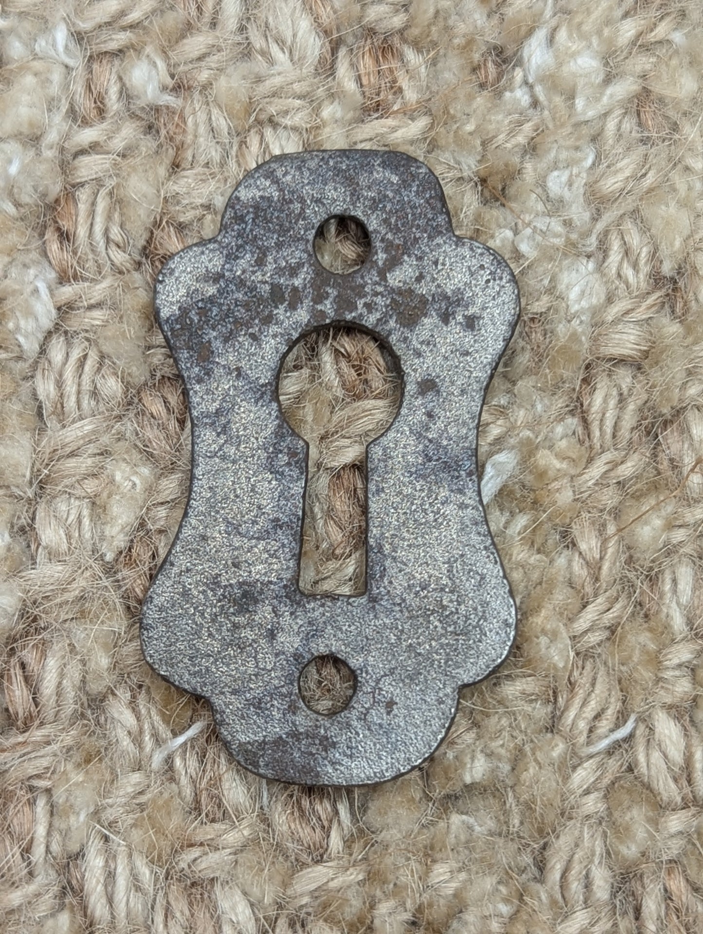 Antique Cast Iron Key Hole Cover Escutcheon