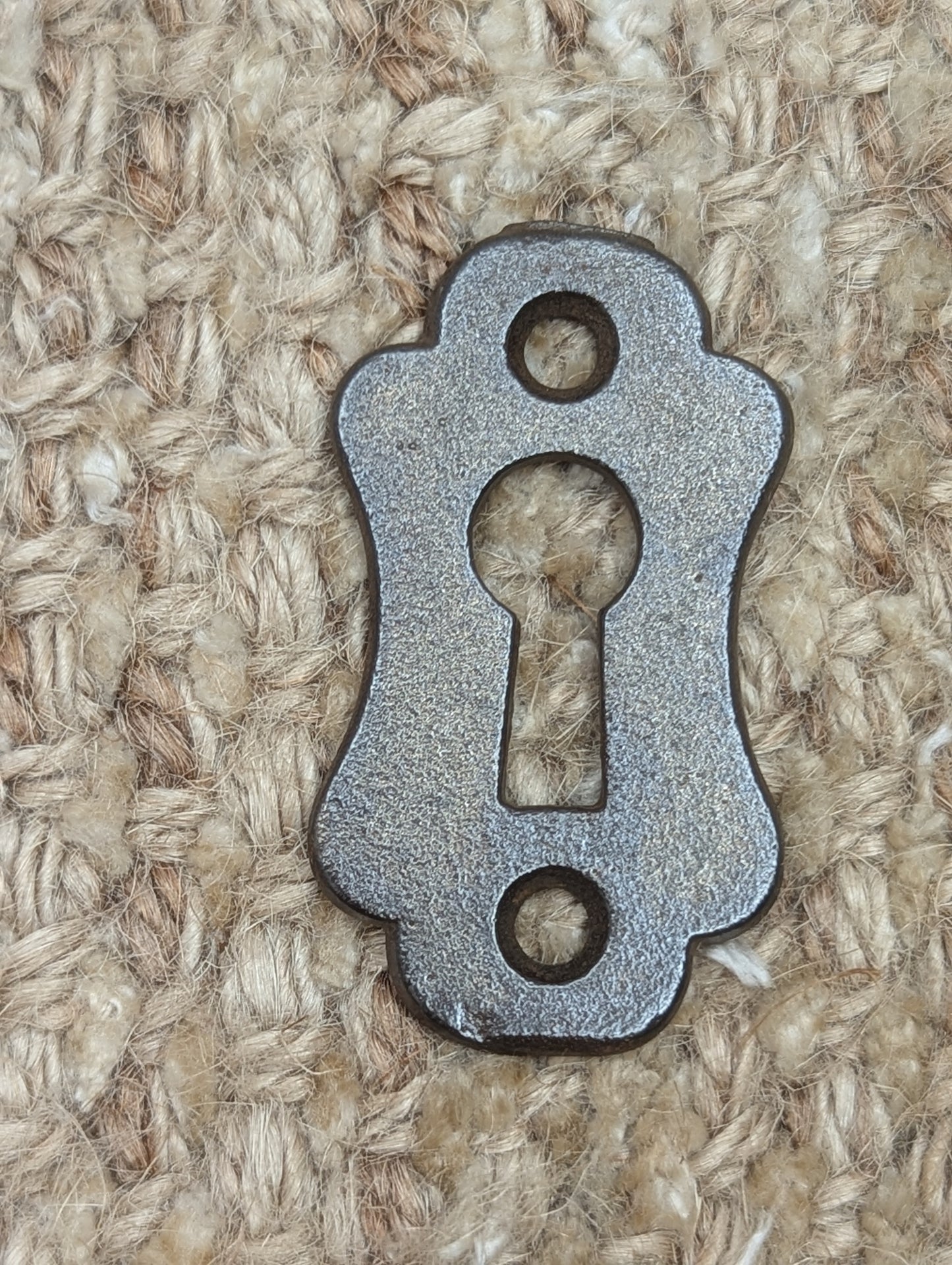 Antique Cast Iron Key Hole Cover Escutcheon