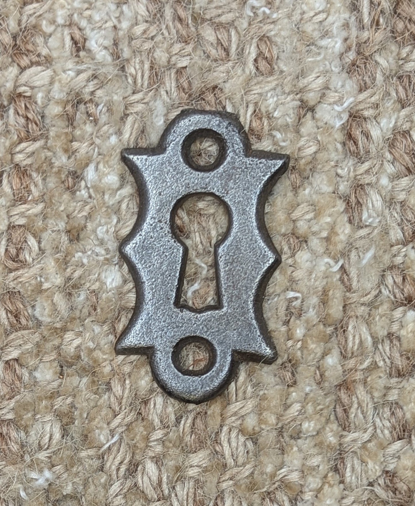 Antique Cast Iron Key Hole Cover Escutcheon