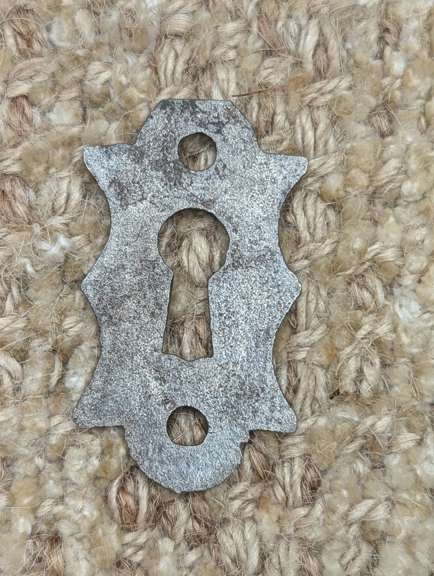 Antique Cast Iron Key Hole Cover Escutcheon