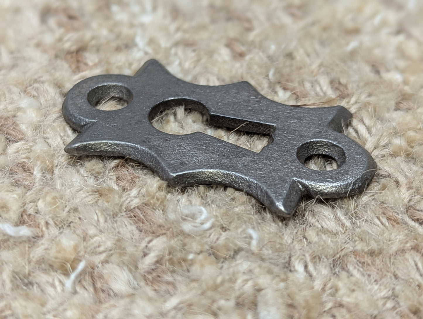 Antique Cast Iron Key Hole Cover Escutcheon