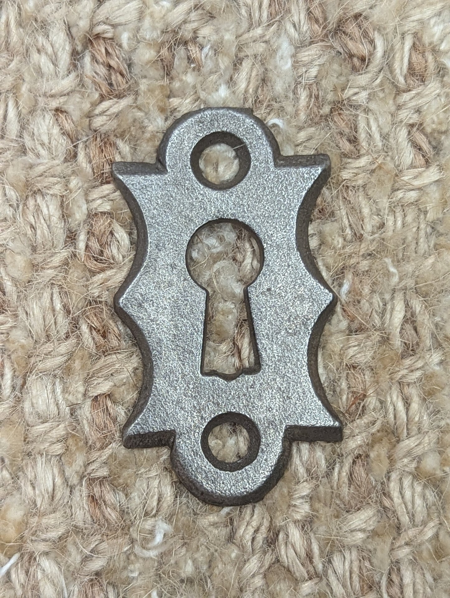 Antique Cast Iron Key Hole Cover Escutcheon
