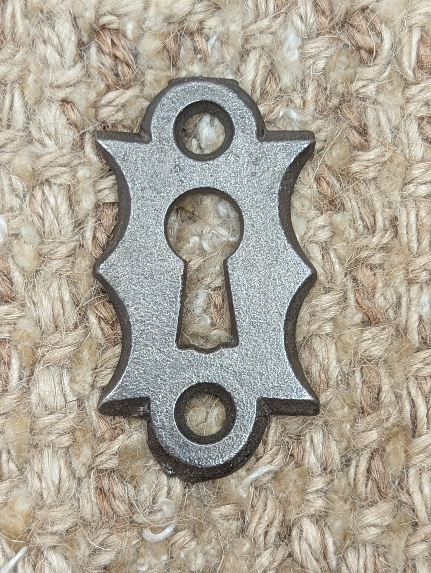 Antique Cast Iron Key Hole Cover Escutcheon