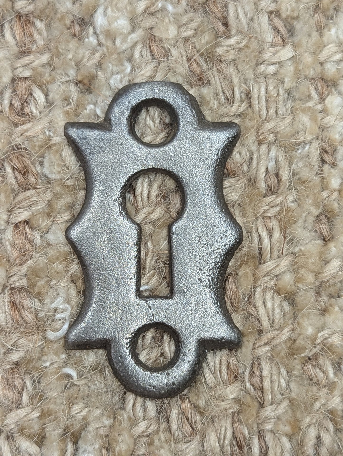Antique Cast Iron Key Hole Cover Escutcheon