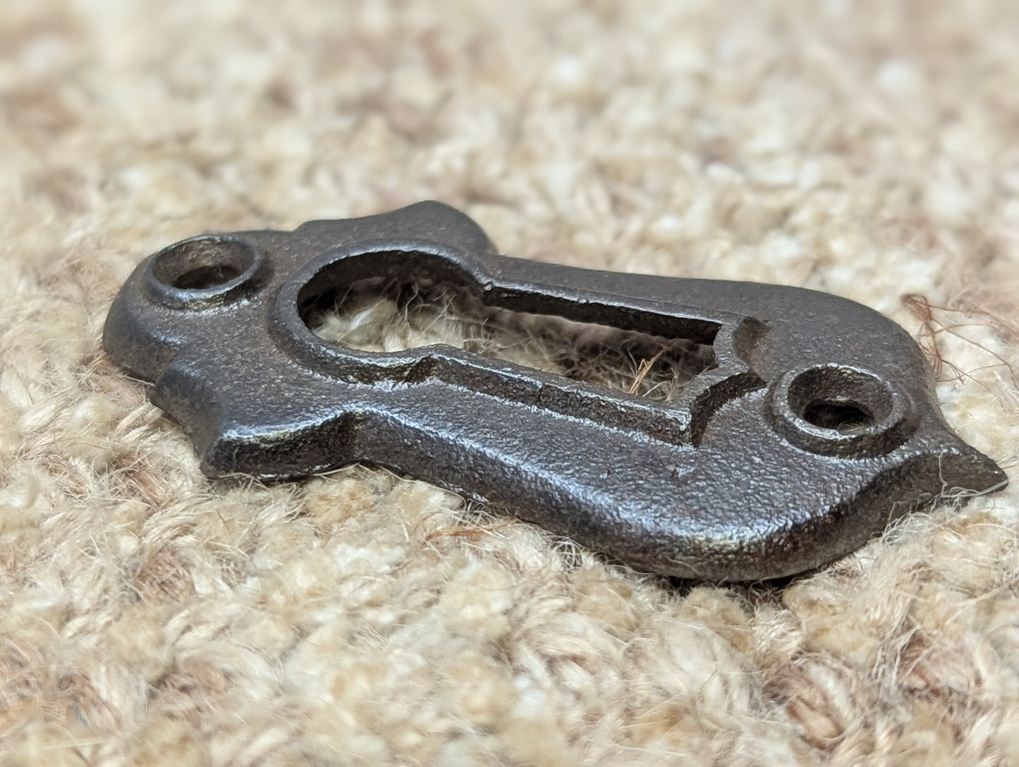Antique Cast Iron Key Hole Cover Escutcheon