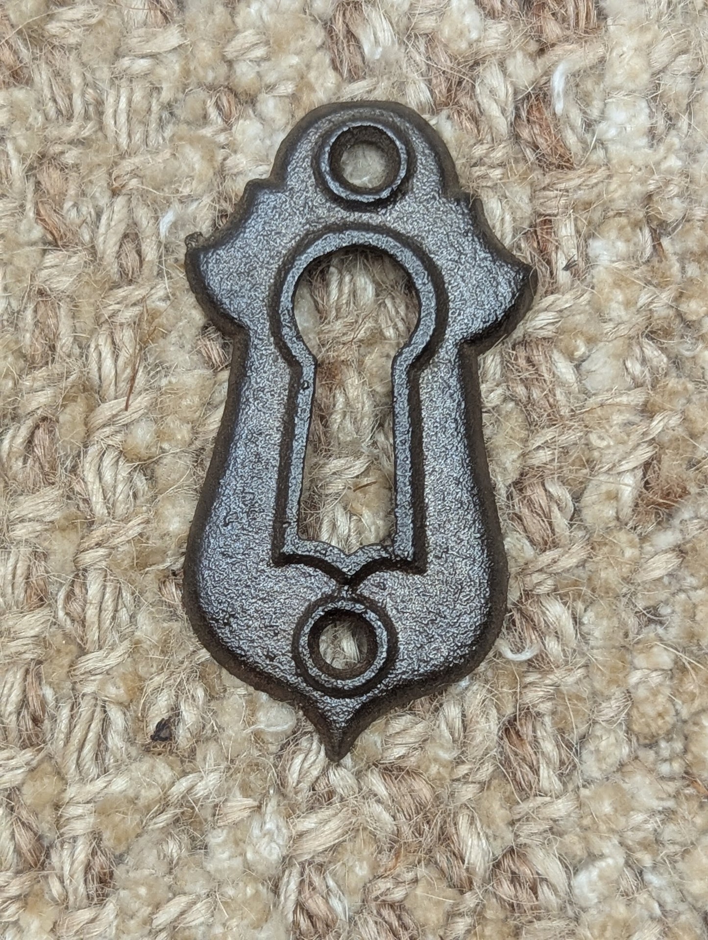 Antique Cast Iron Key Hole Cover Escutcheon