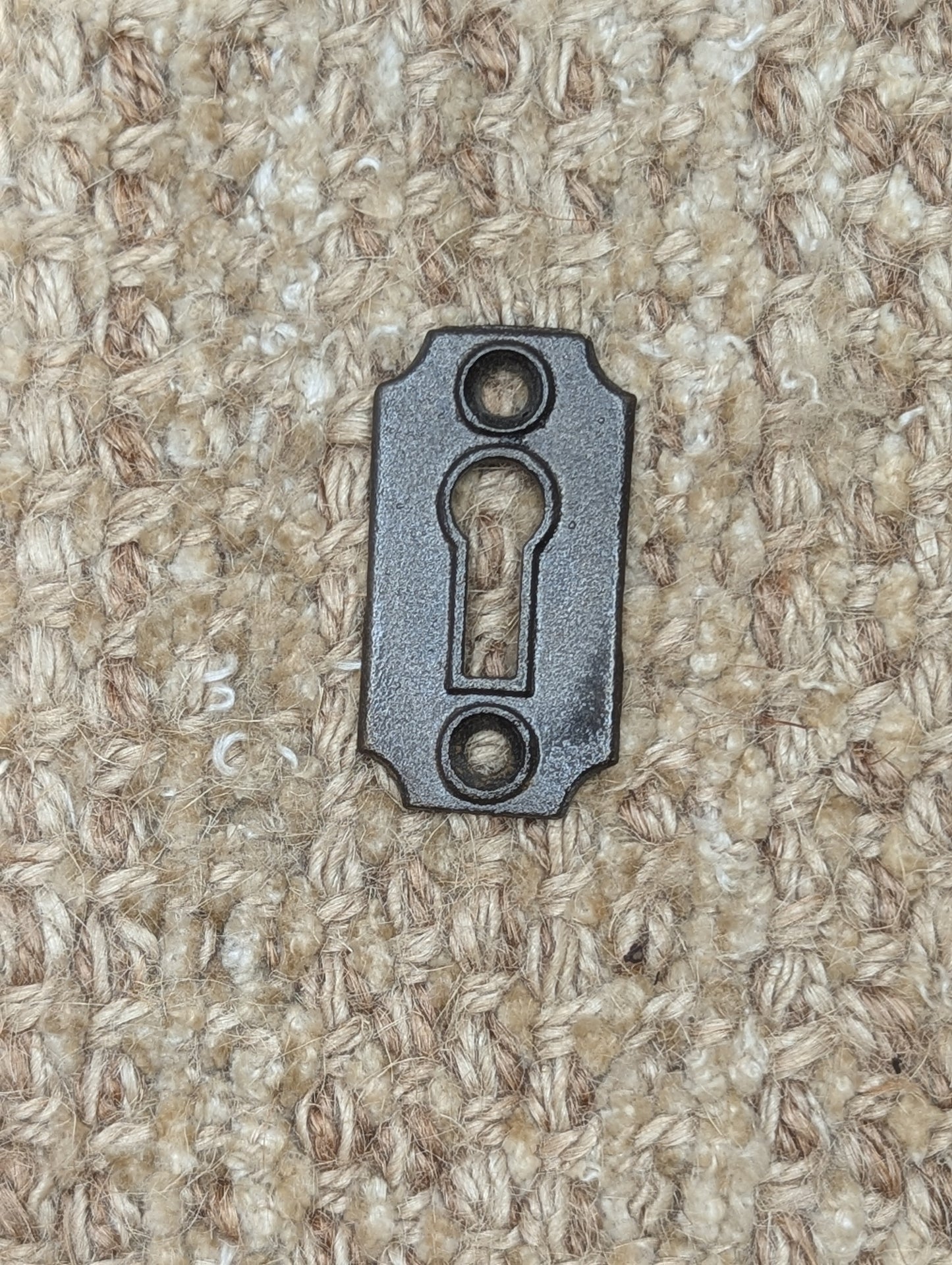 Antique Cast Iron Key Hole Cover Escutcheon