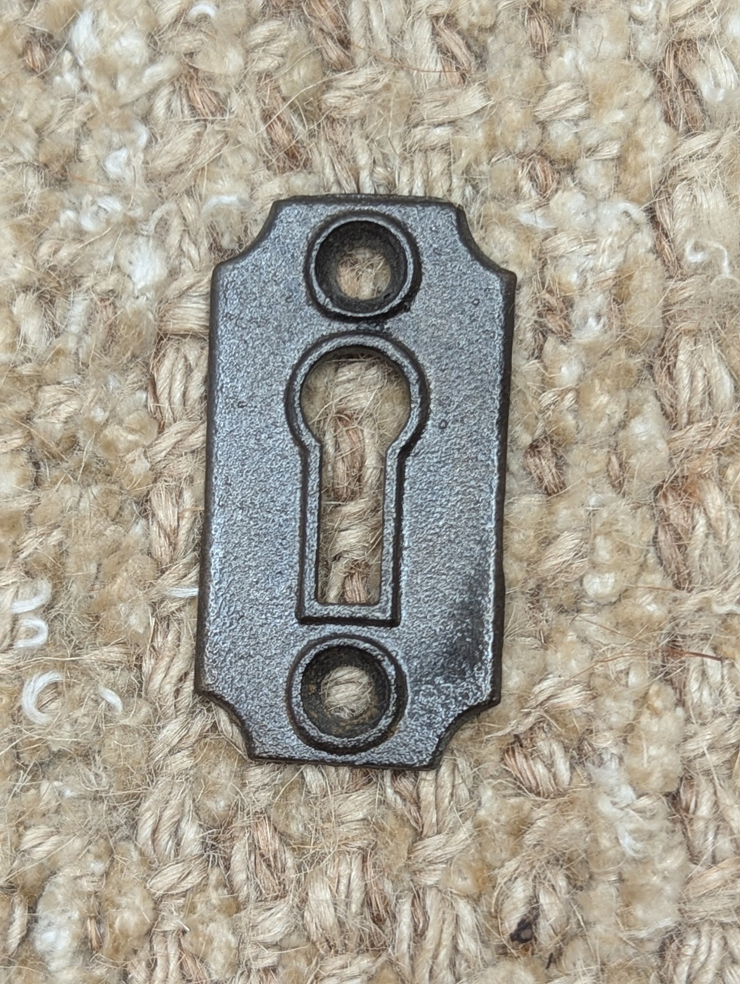 Antique Cast Iron Key Hole Cover Escutcheon