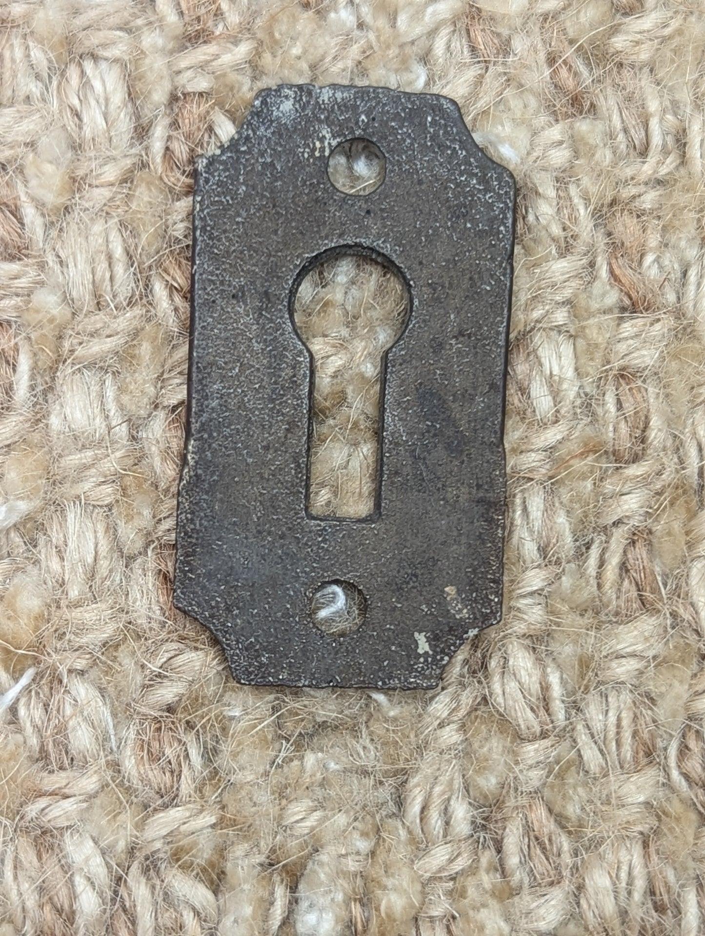 Antique Cast Iron Key Hole Cover Escutcheon