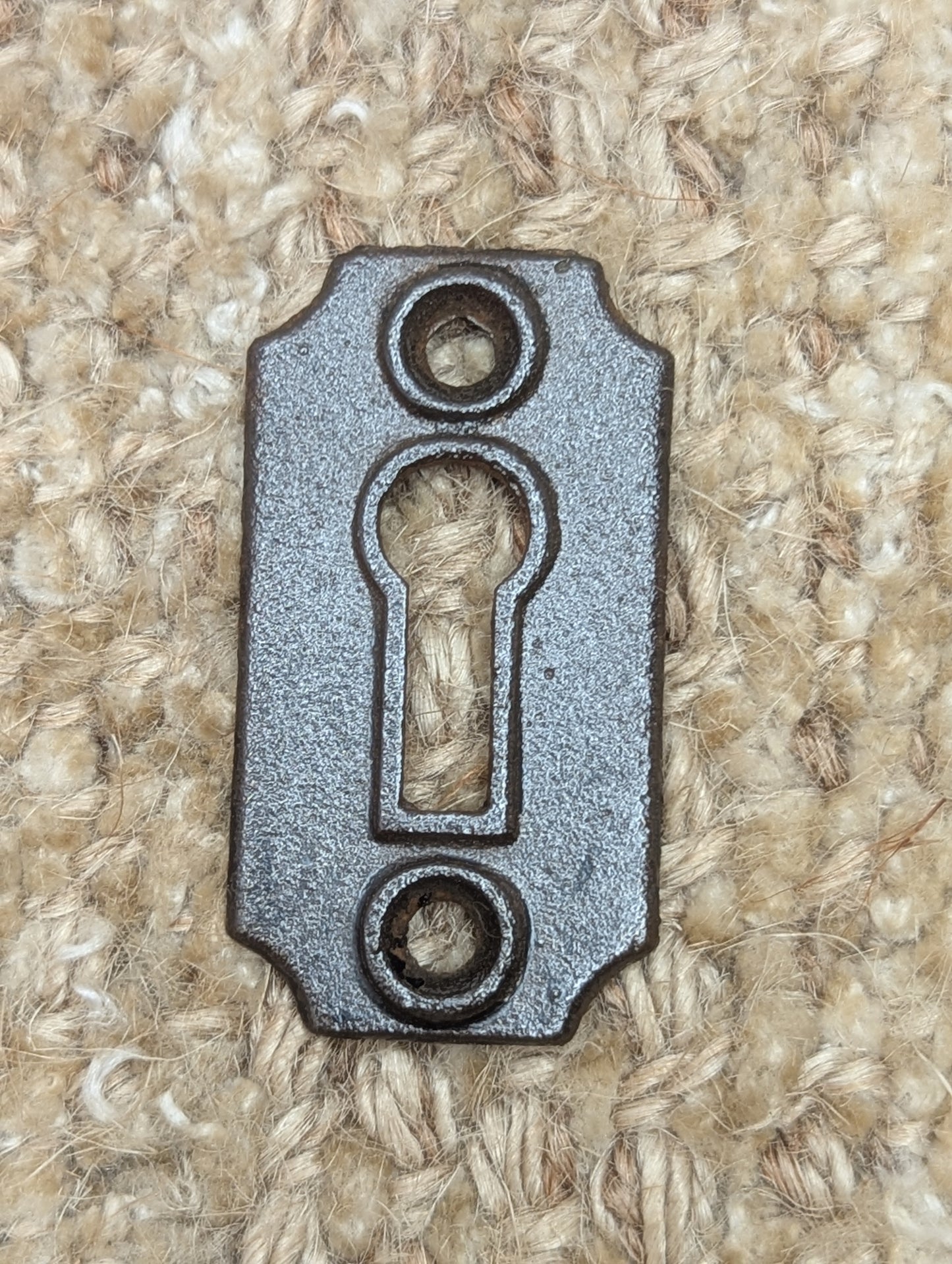 Antique Cast Iron Key Hole Cover Escutcheon