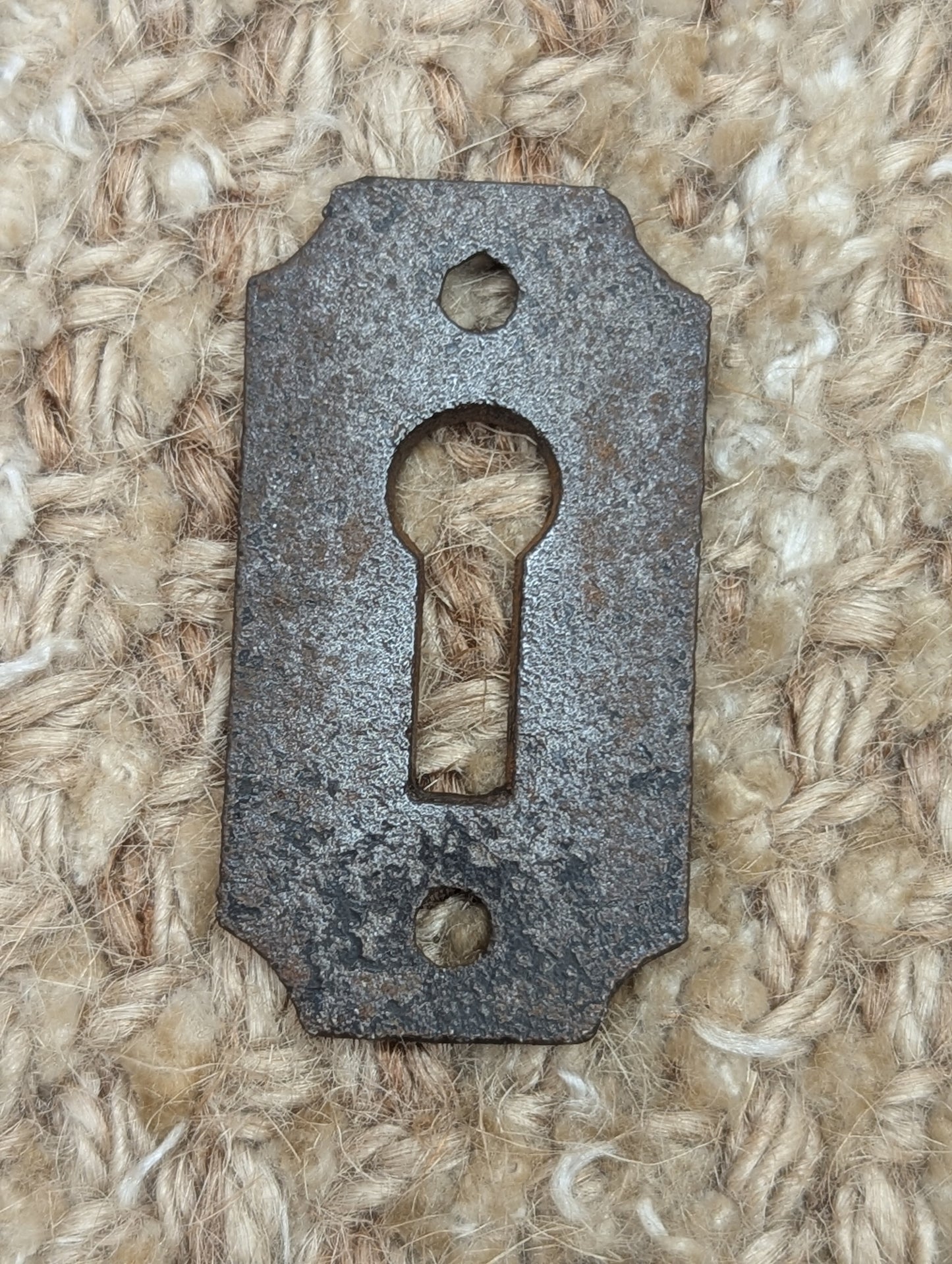 Antique Cast Iron Key Hole Cover Escutcheon