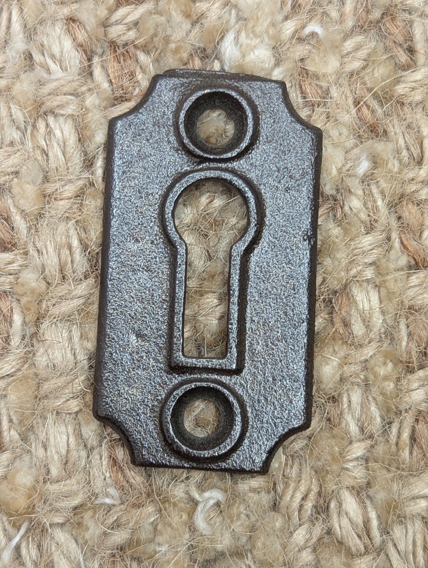 Antique Cast Iron Key Hole Cover Escutcheon