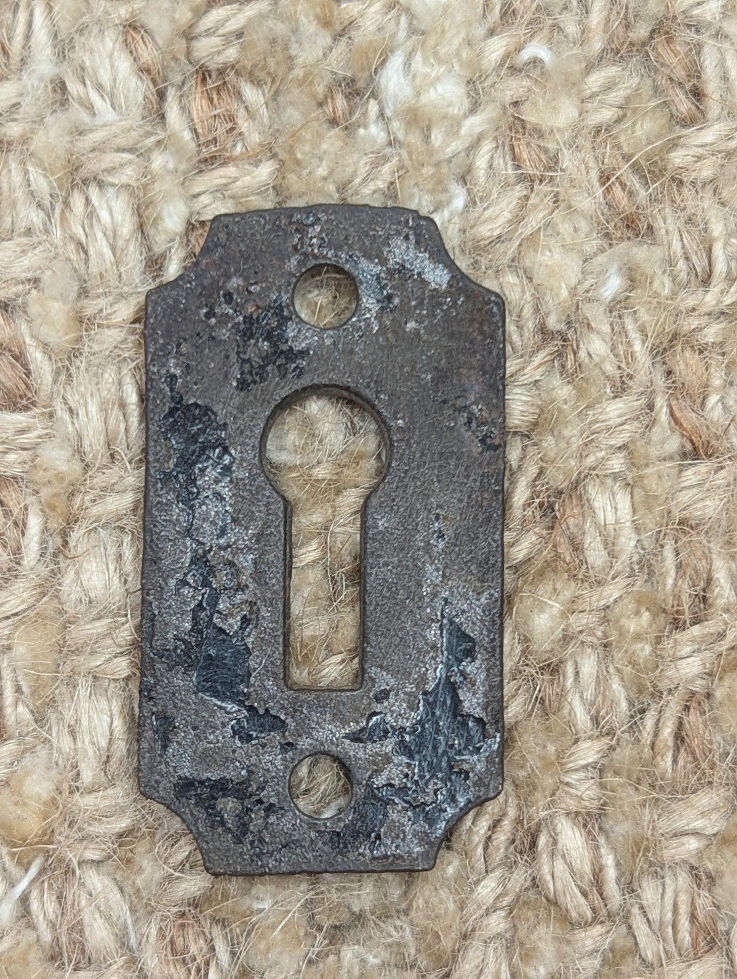 Antique Cast Iron Key Hole Cover Escutcheon
